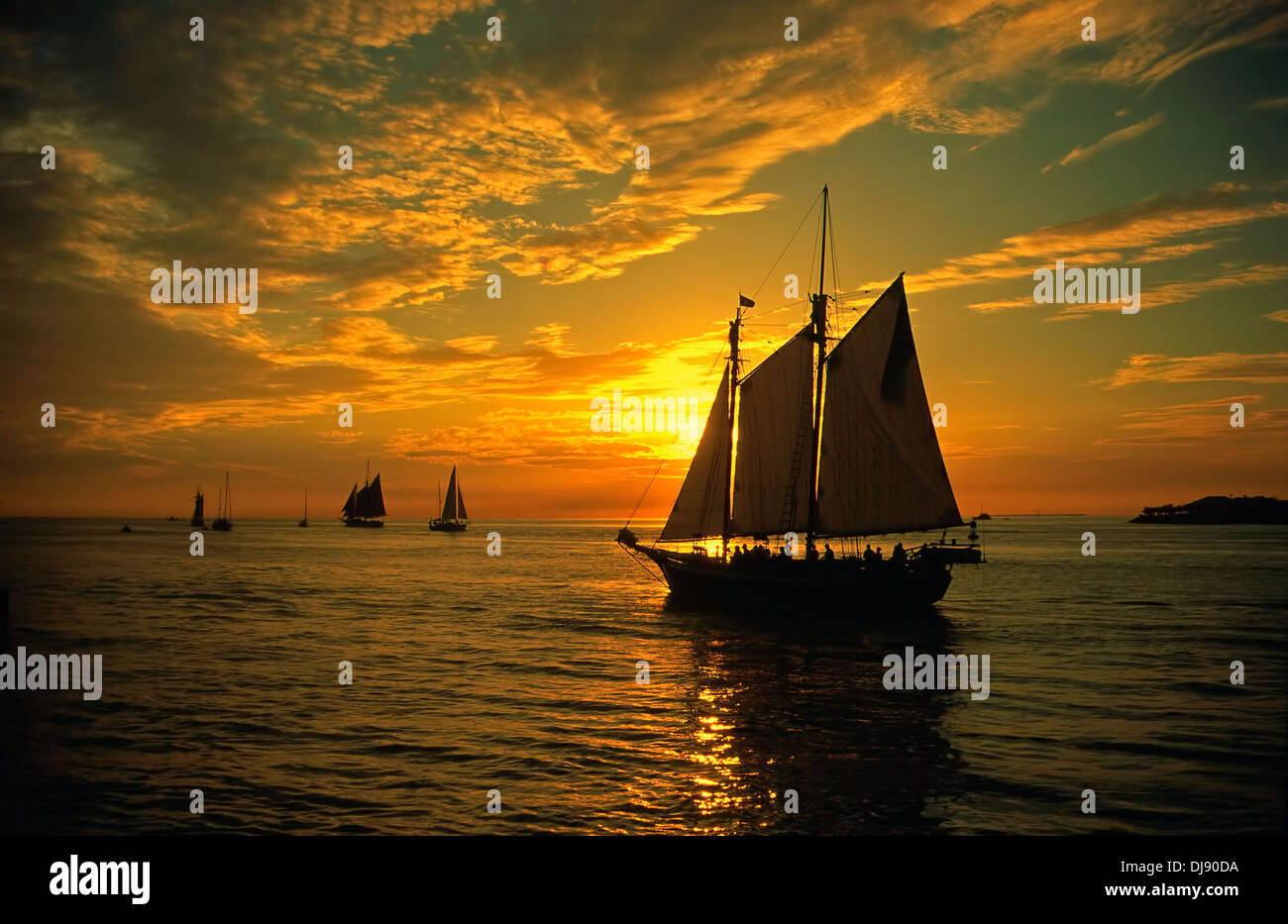 Florida Memory • View of ship's rigging on the main mast of the historic Western  Union schooner - Key West, Florida