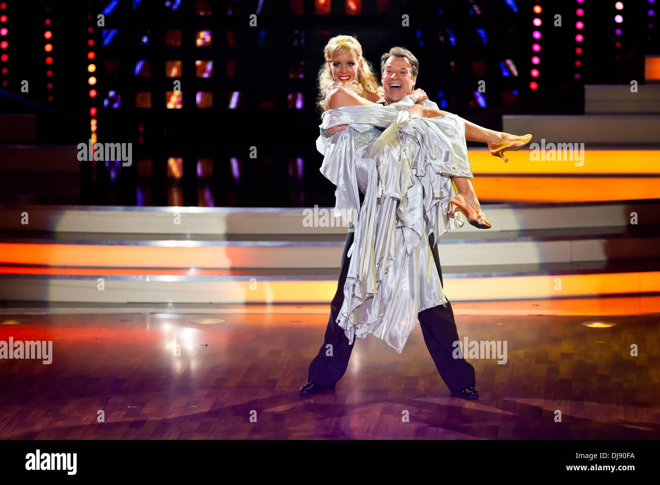 Patrick Lindner and Isabel Edvardsson at the grand finale of German RTL
