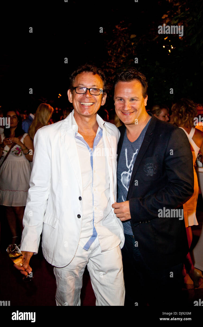 Frank Mutters and Guido Maria Kretschmer at the grand opening of ID Reborn Spa. Palma de Mallorca, Spain - 31.05.2012 When: 31 May 2012 Stock Photo