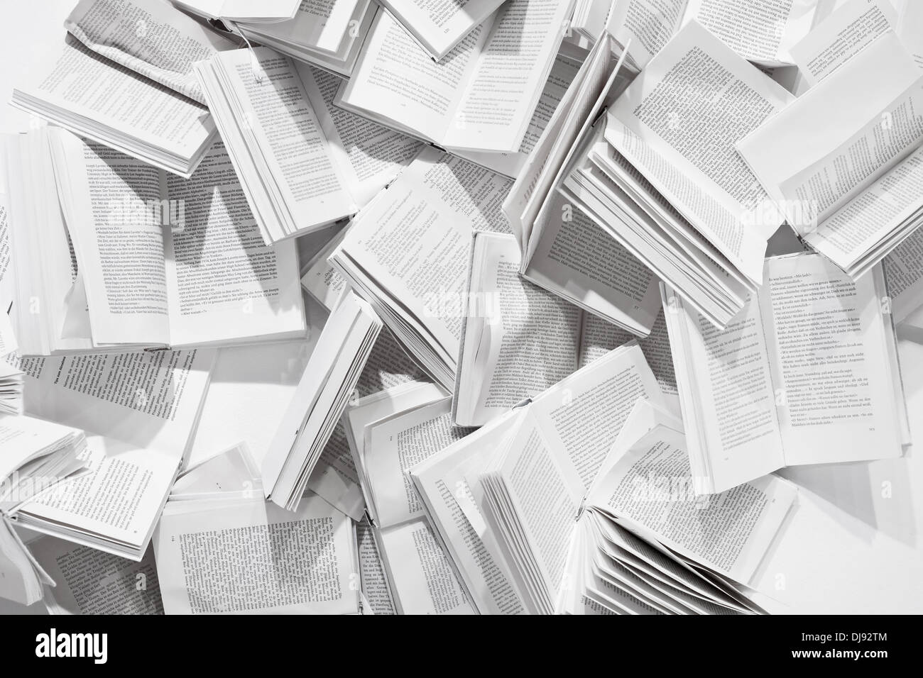 MUNICH, GERMANY – Nov. 15: Retailers Prepare for the Christmas Season with a Book Display in a Store Front Window on Nov. 15, 20 Stock Photo