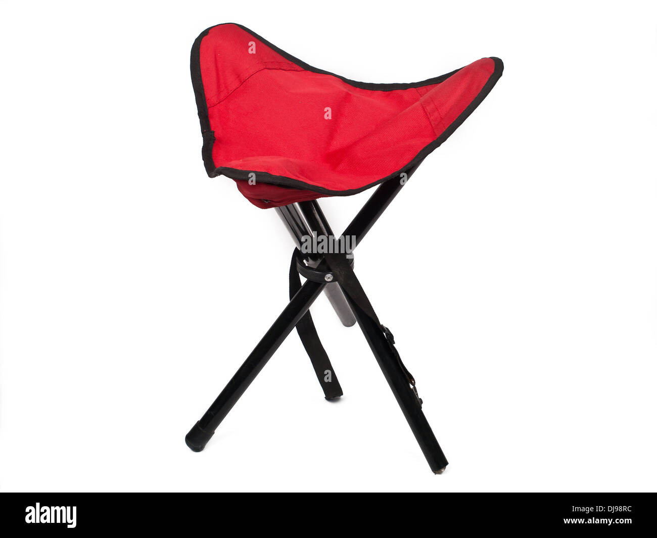 tripod hunting stool isolated on white background Stock Photo