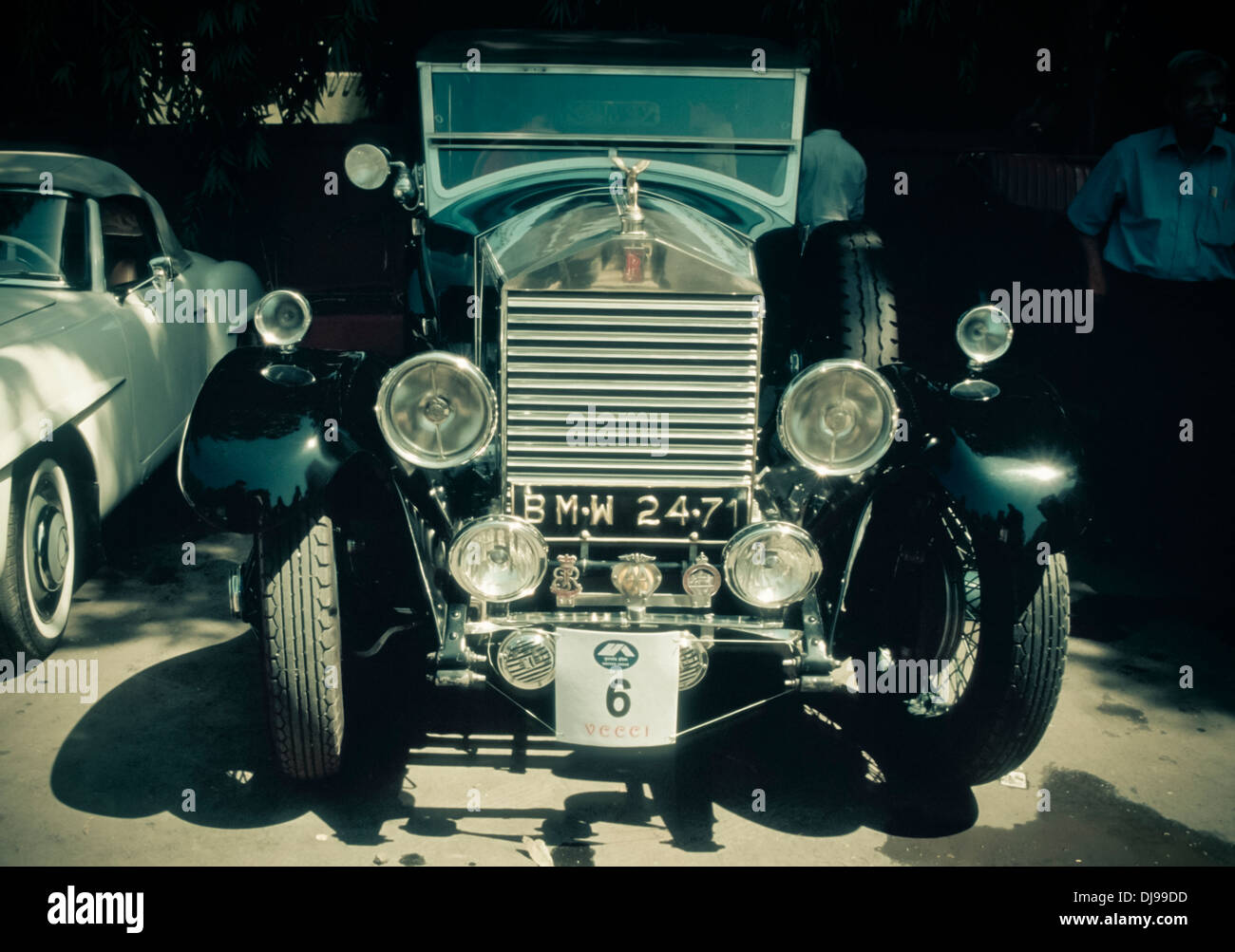 Vintage Car at vintage car rally, Pune, Maharashtra, India Stock Photo