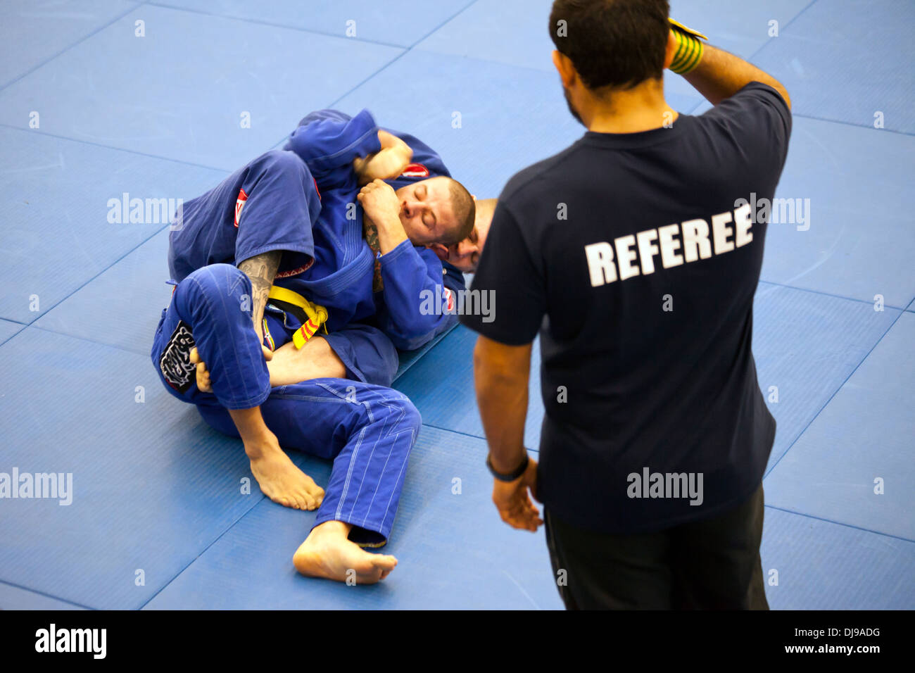 Brazilian Jiu Jitsu fighters Stock Photo Alamy