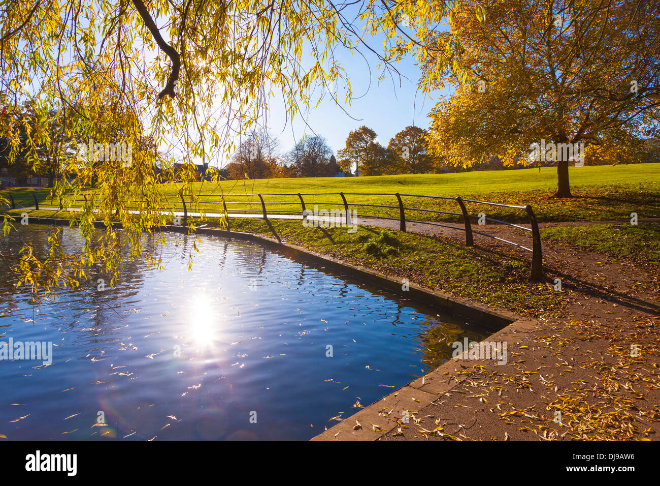 Abington Park Northampton Stock Photo Alamy