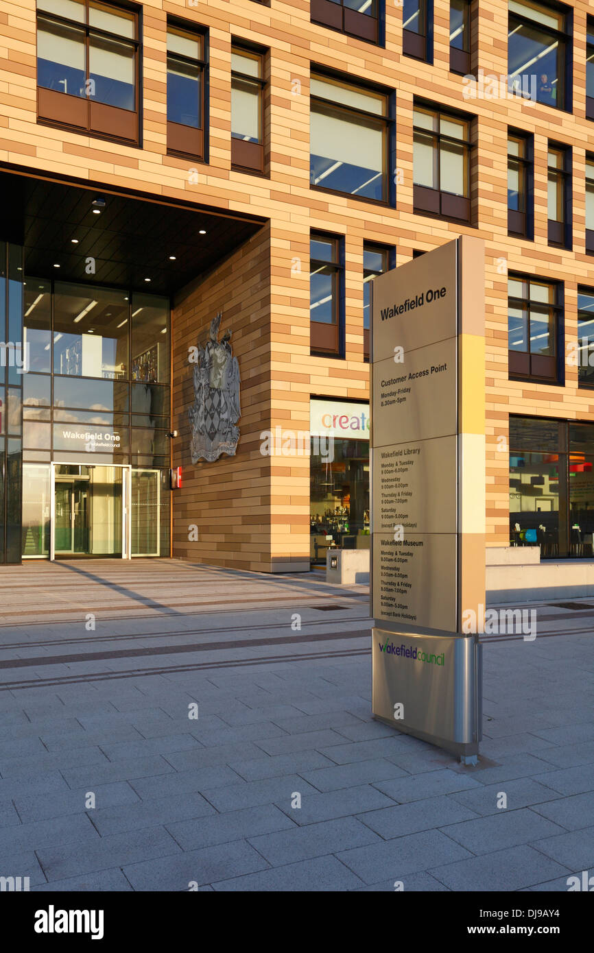 Wakefield One, Library, Museum and Council Offices, Wakefield, West