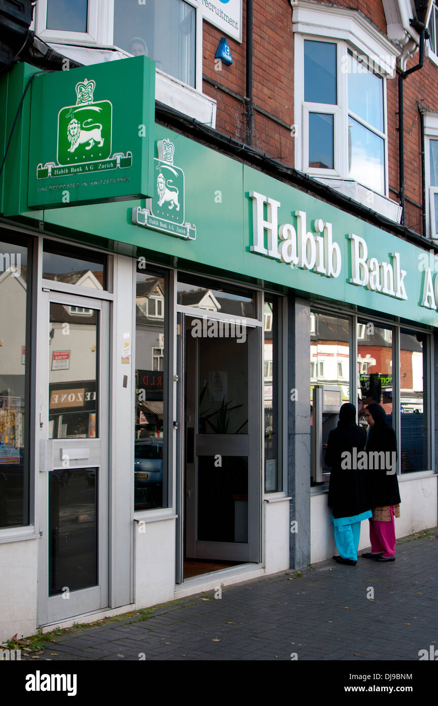 Habib Bank, Sparkhill, Birmingham, UK Stock Photo