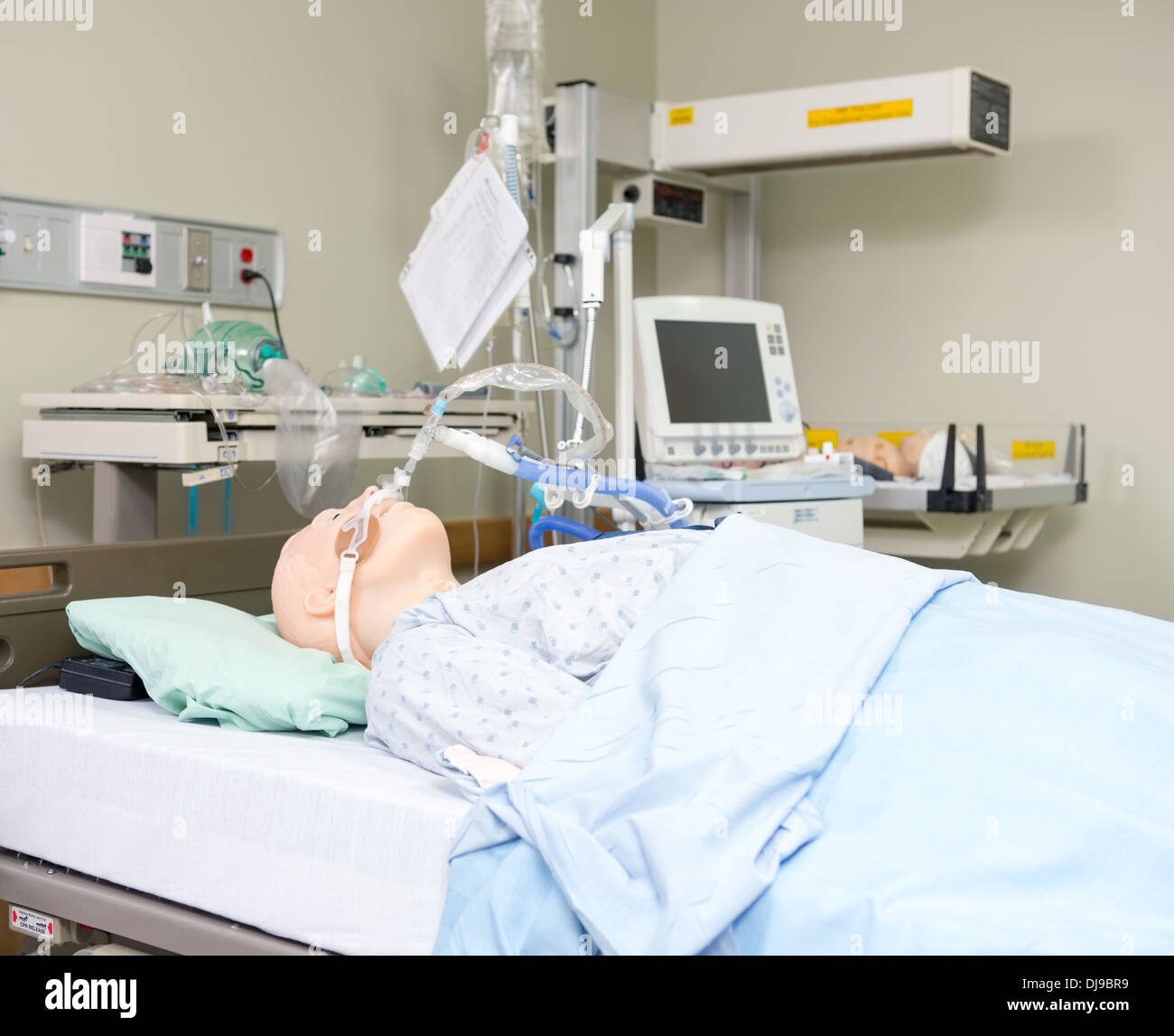 Dummy In Hospital Room Stock Photo Alamy
