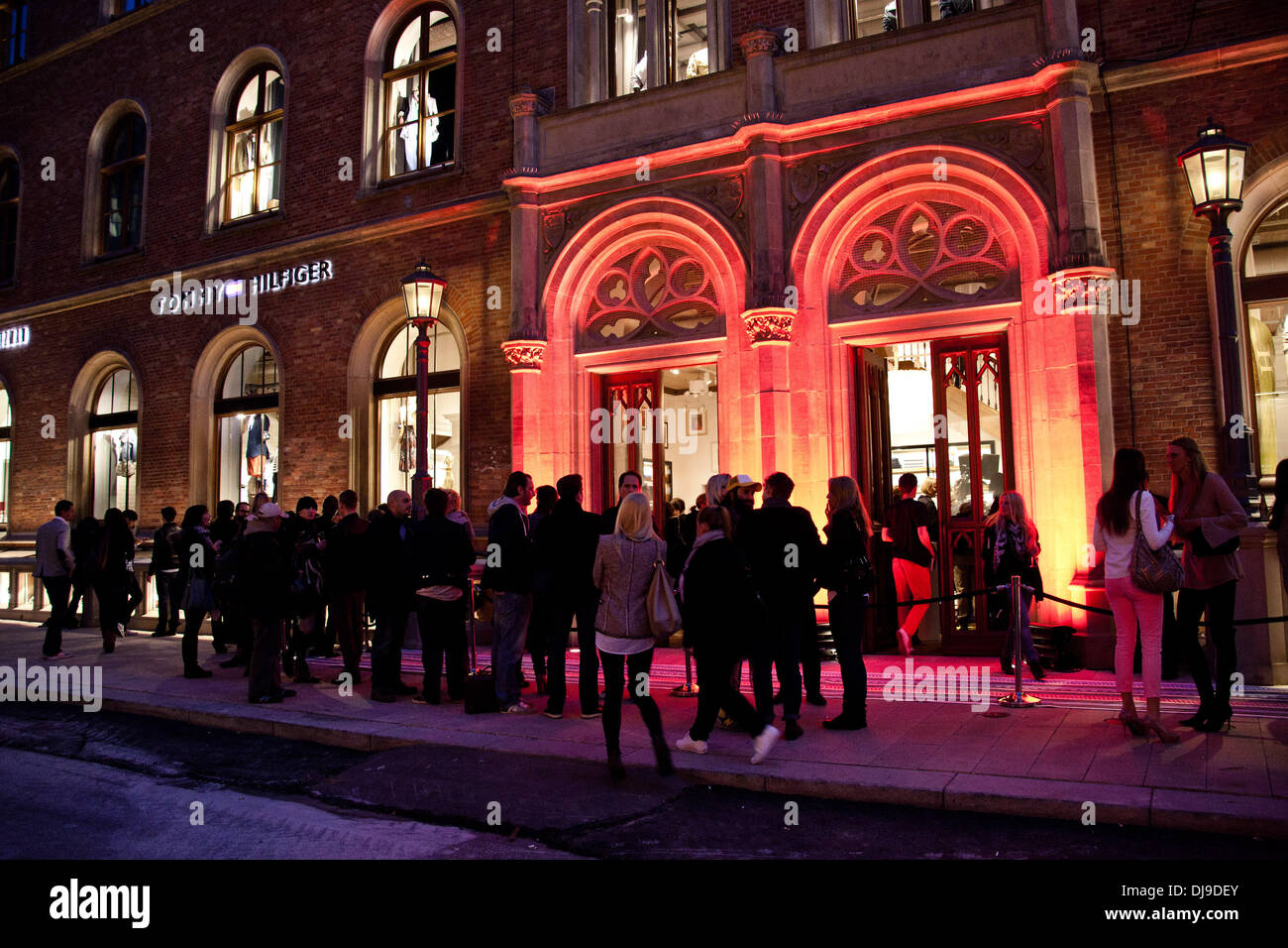 atmosphere attending Tommy Hilfiger Store Event 'The Promise' at Alte Post.  Hamburg, Germany - 18.04.2012 Stock Photo - Alamy
