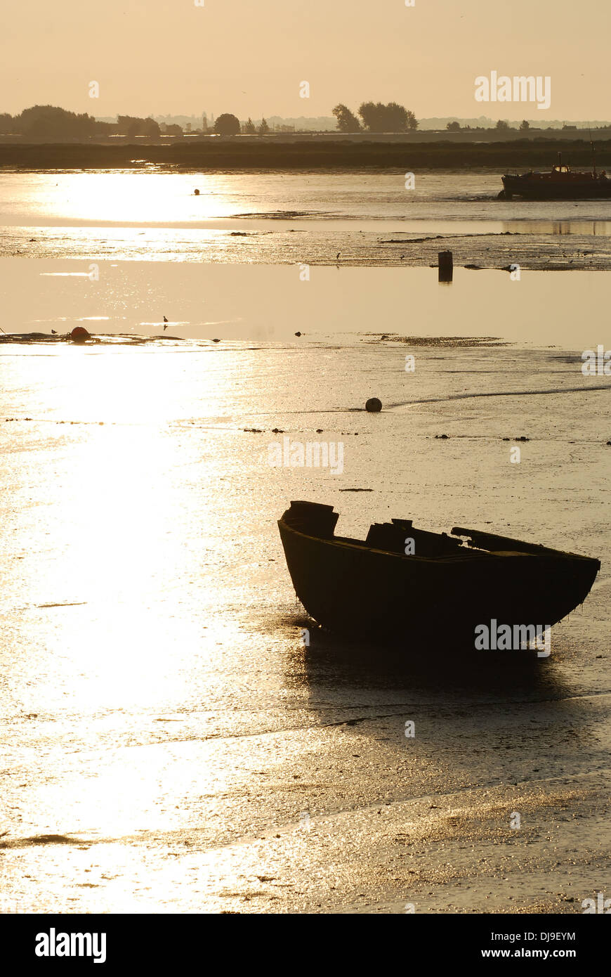 Sunrise on the River Blackwater at Heybridge Stock Photo Alamy