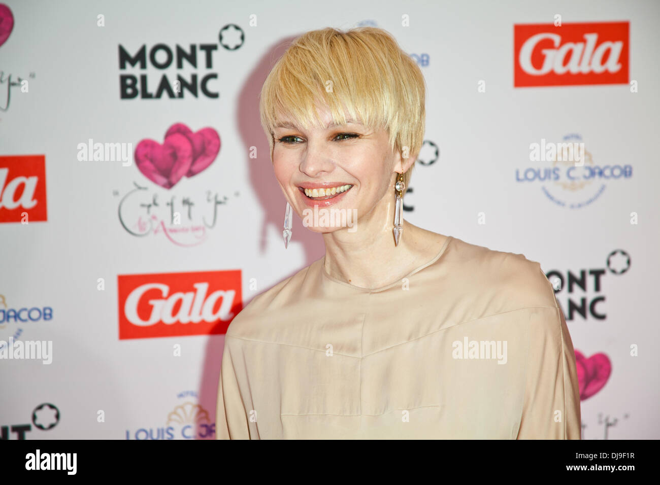 Susann Atwell at the Couple Of The Year award at Louis C. Jacob hotel. Hamburg, Germany - 23.04.2012 Stock Photo