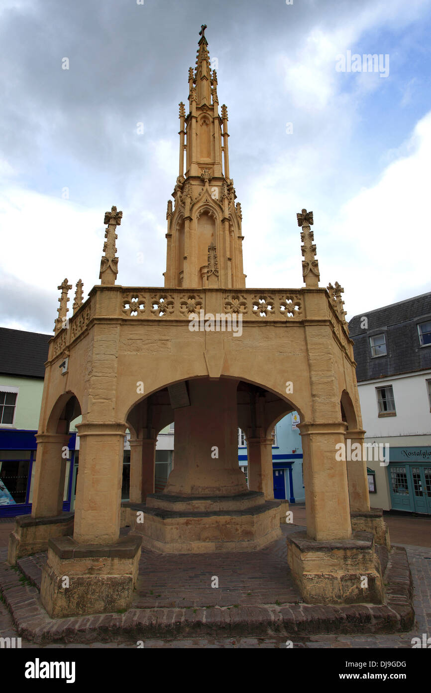 The Market Cross, Shepton Mallet town, Somerset County, England, UK Stock Photo