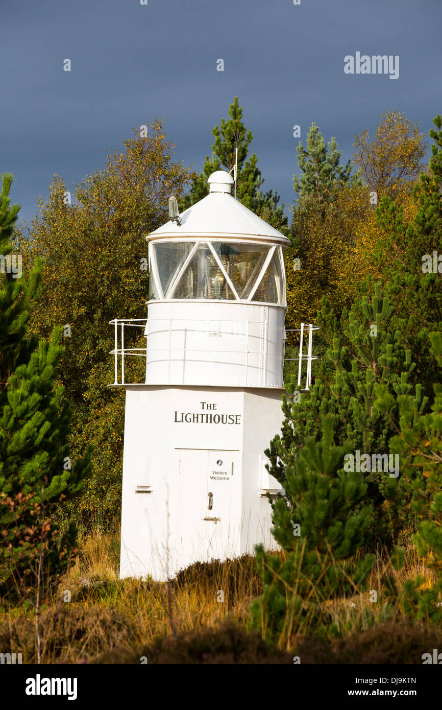 A light house in Scoraig, in NW Scotland, one of the most remote communities on mainland Britain, Stock Photo