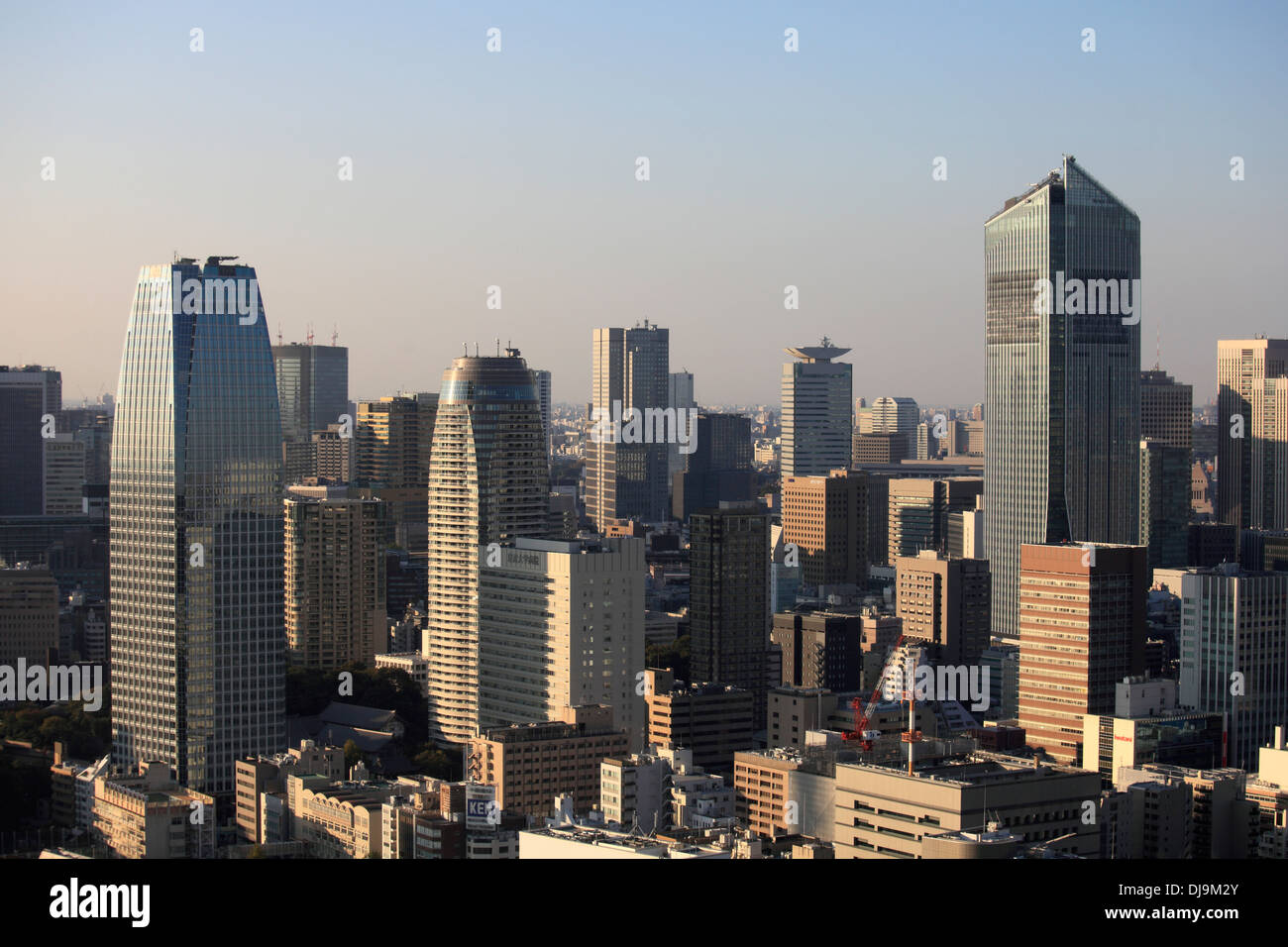Japan, Tokyo, skyline, aerial view, Stock Photo