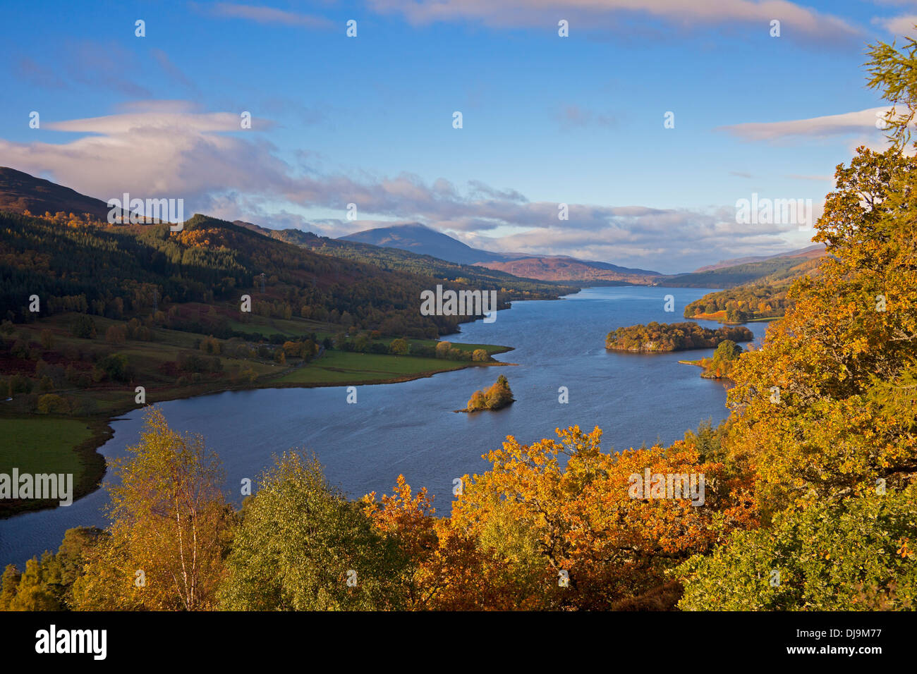 Queens View, Perthshire, Perth and Kinross Scotland UK Stock Photo