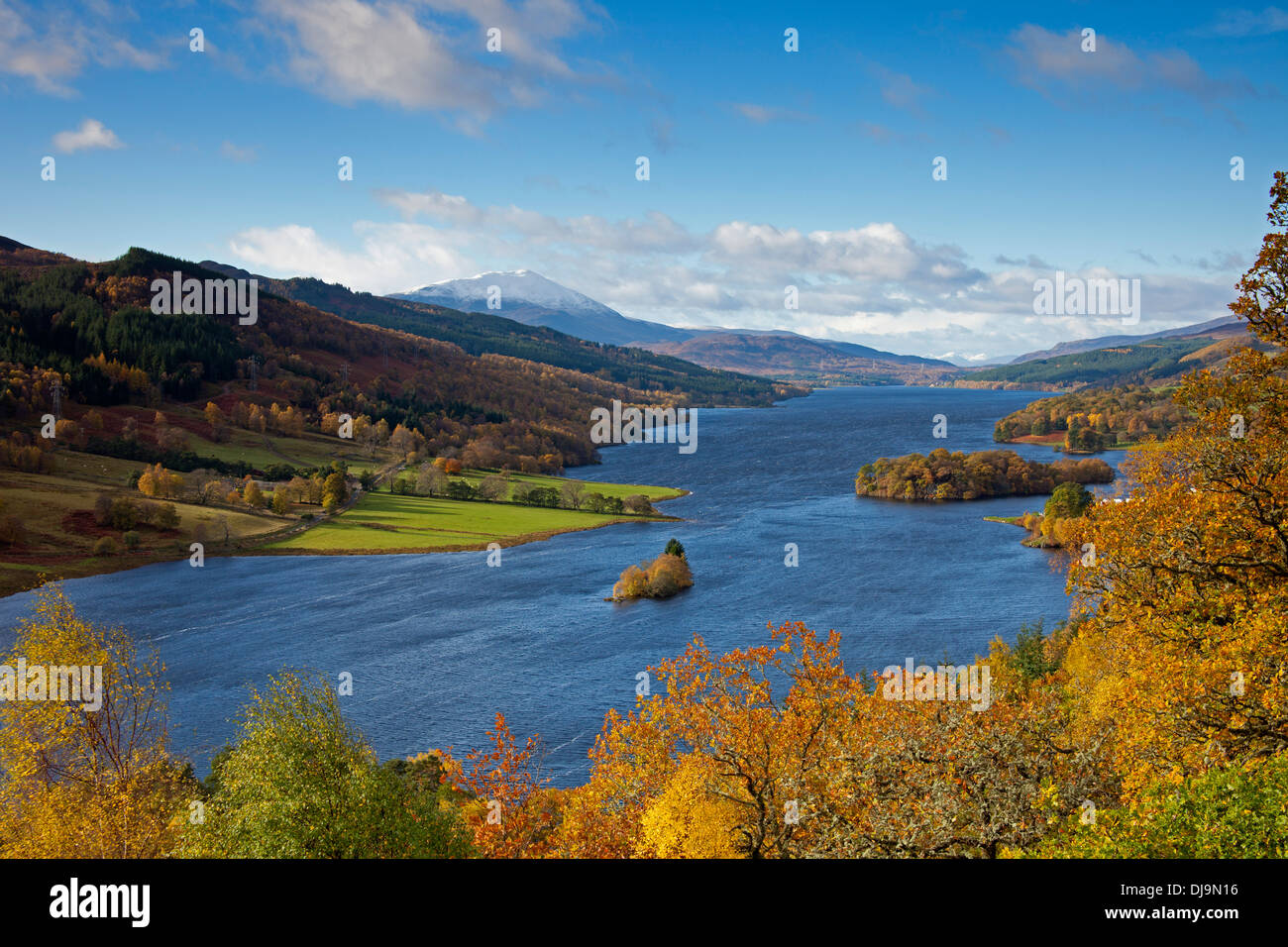 Queens View, Perthshire, Perth and Kinross, Scotland UK Stock Photo