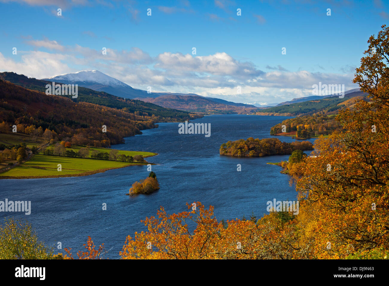 Queens View, Perthshire, Perth and Kinross, Scotland UK Stock Photo