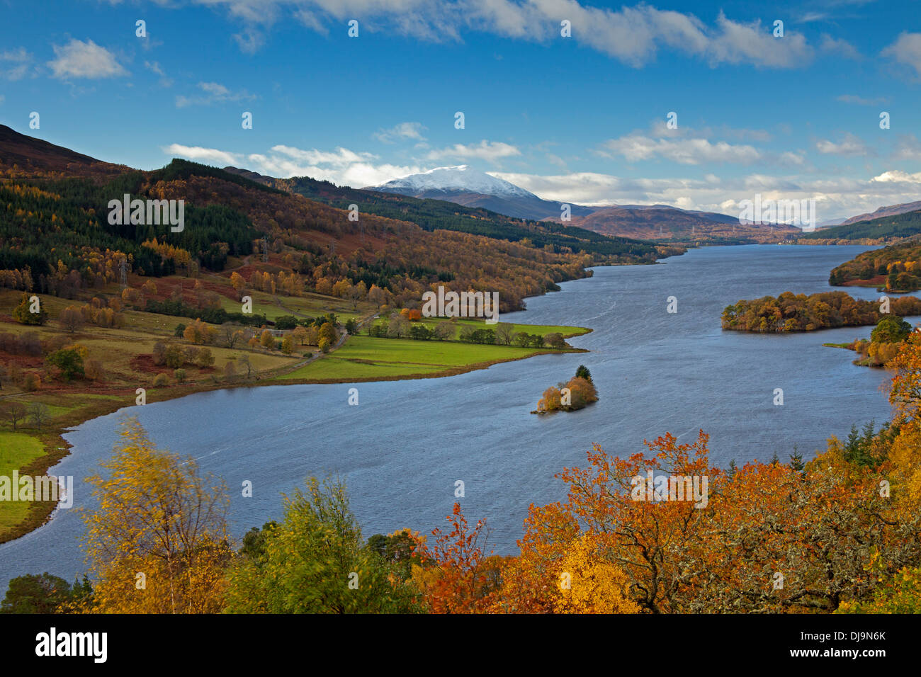 Queens View, Perthshire, Perth and Kinross, Scotland, UK Stock Photo
