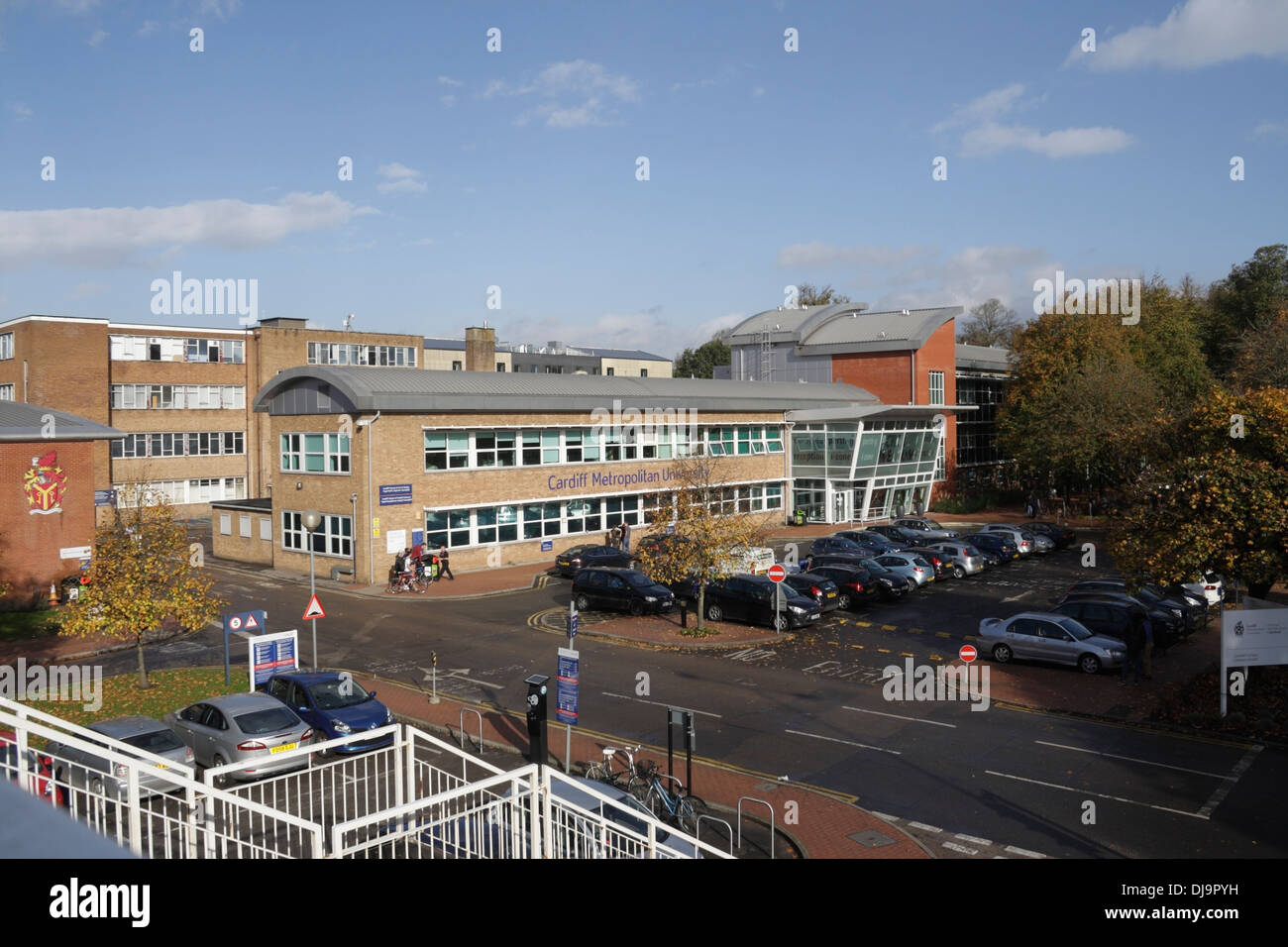 Cardiff Metropolitan University Wales UK,  Llandaff Campus on Western Avenue Stock Photo