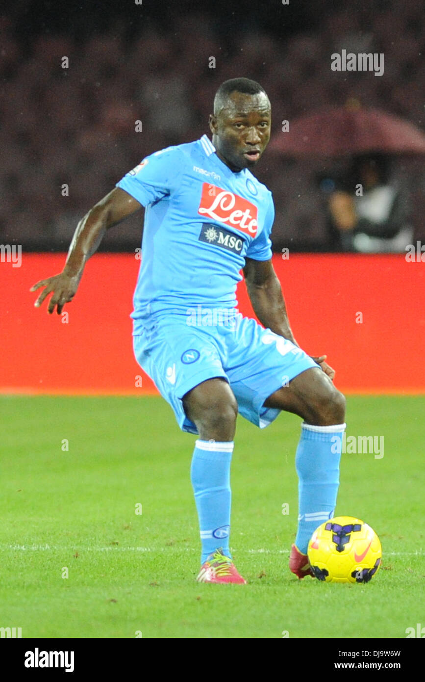 Naples, Italy. 23rd Nov, 2013. Pablo Armero of SSC Napoli in action during the Serie A match between SSC Napoli and Parma FC at Stadio San Paolo on November 23, 2013 in Naples, Italy. Photo: Franco Romano/Nurphoto © Franco Romano/NurPhoto/ZUMAPRESS.com/Alamy Live News Stock Photo