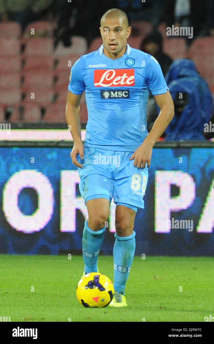 Naples, Italy. 23rd Nov, 2013. Gokhan Inler of SSC Napoli in action during the Serie A match between SSC Napoli and Parma FC at Stadio San Paolo on November 23, 2013 in Naples, Italy. Photo: Franco Romano/Nurphoto © Franco Romano/NurPhoto/ZUMAPRESS.com/Alamy Live News Stock Photo