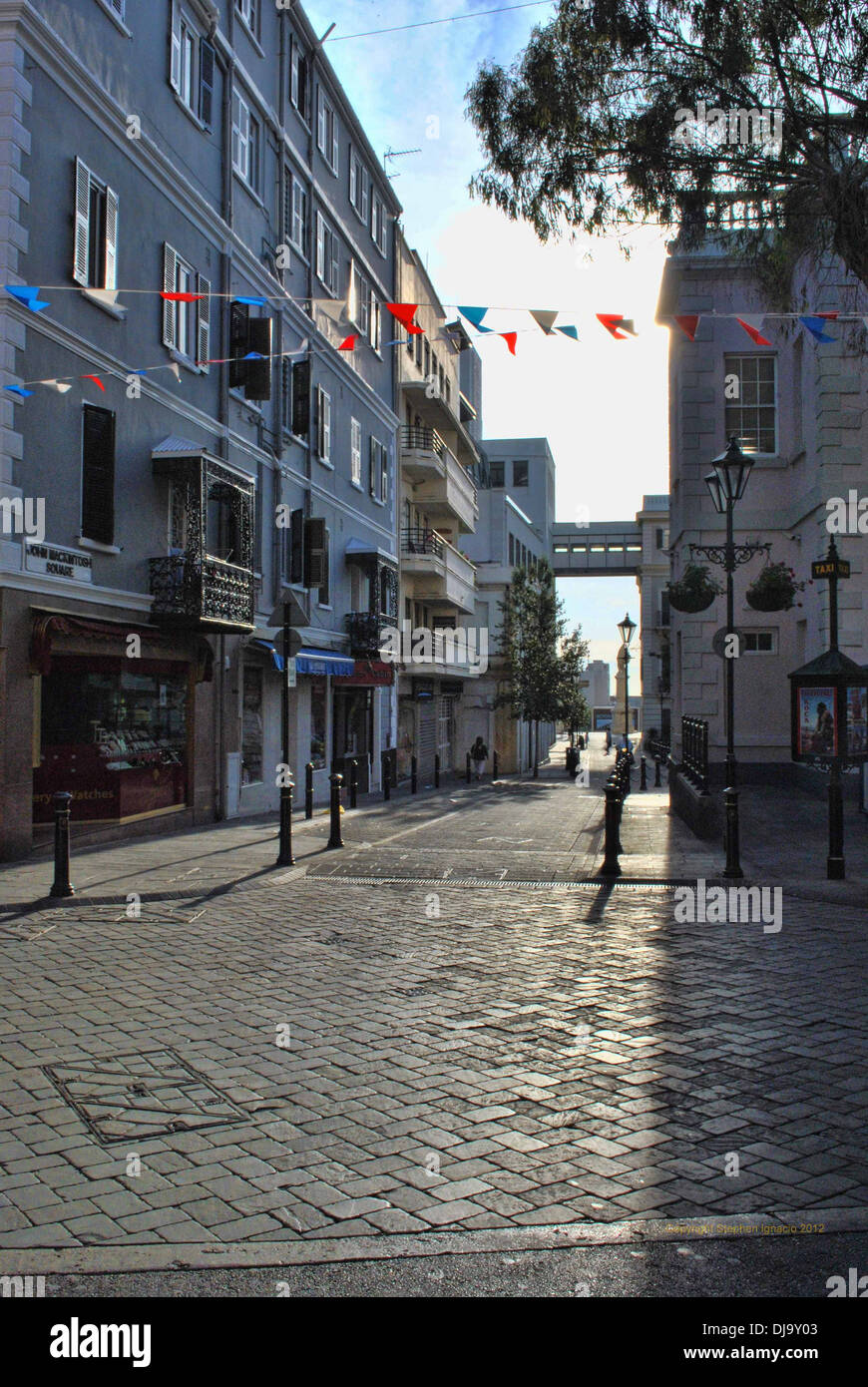 John Macintosh Square, Gibraltar Stock Photo Alamy