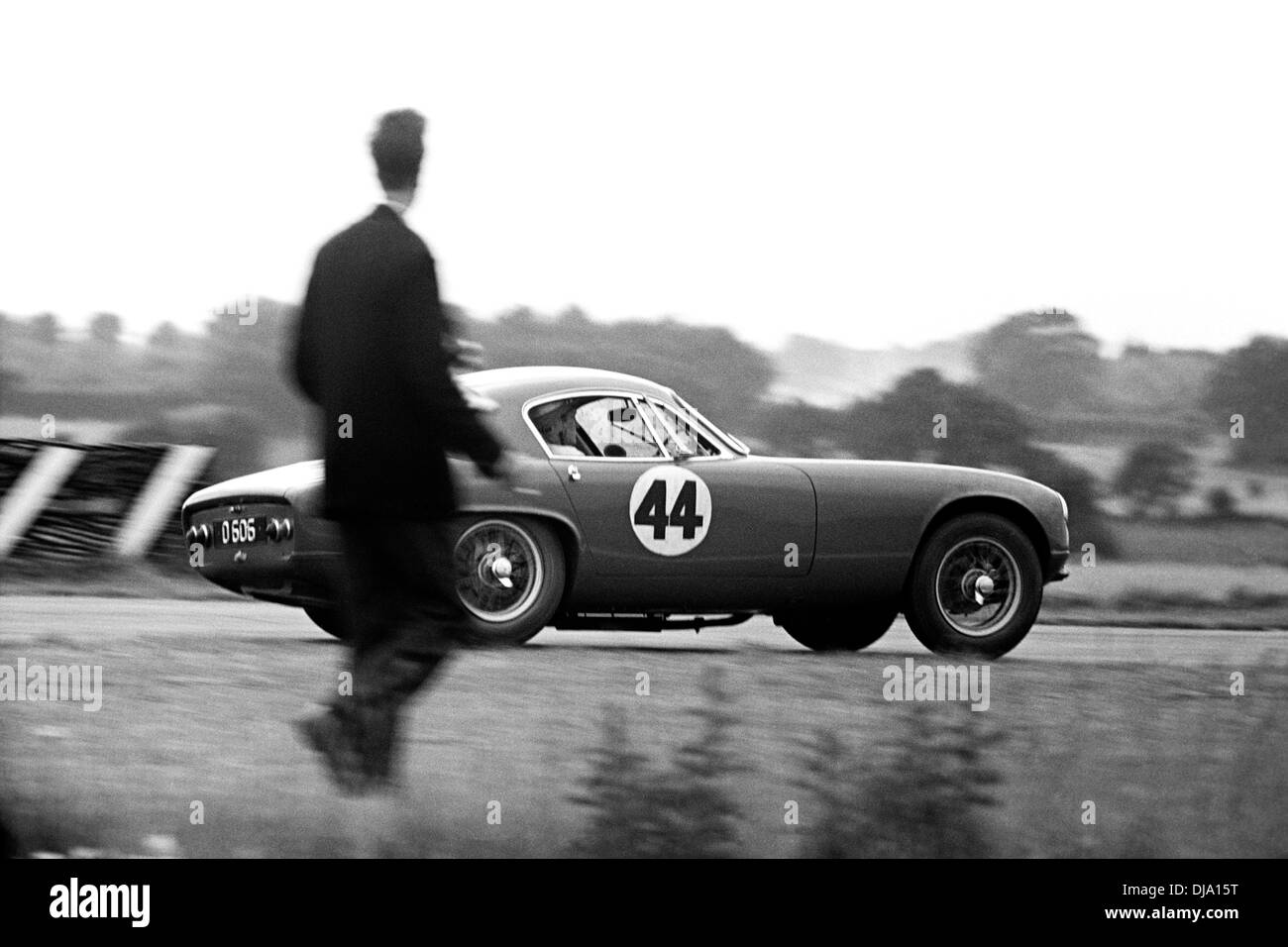 No44 Chris Summers driving a Lotus Elite in the Tourist Trophy, Goodwood, England 20 August 1960. Stock Photo