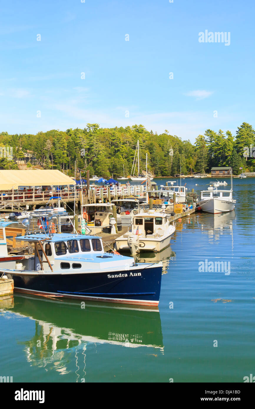 Deckers Cove, Southport, Maine, USA Stock Photo Alamy
