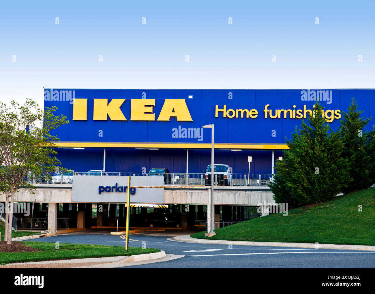 The Ikea Home Furnishings Store in Woodbridge, Virginia near Potomac Mills Mall Stock Photo