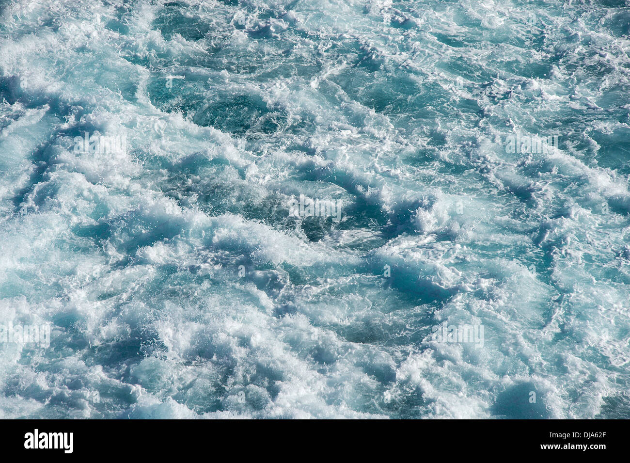 Churning ocean water. Stock Photo