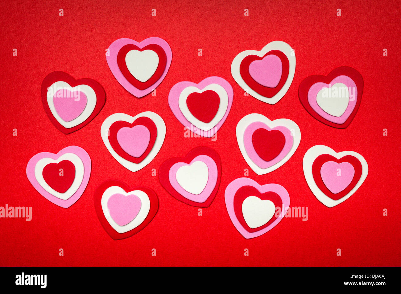 Lots of love hearts hi-res stock photography and images - Alamy