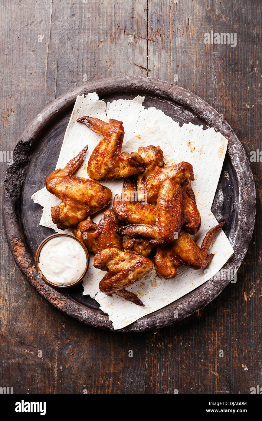 Fried chicken wings hires stock photography and images Alamy