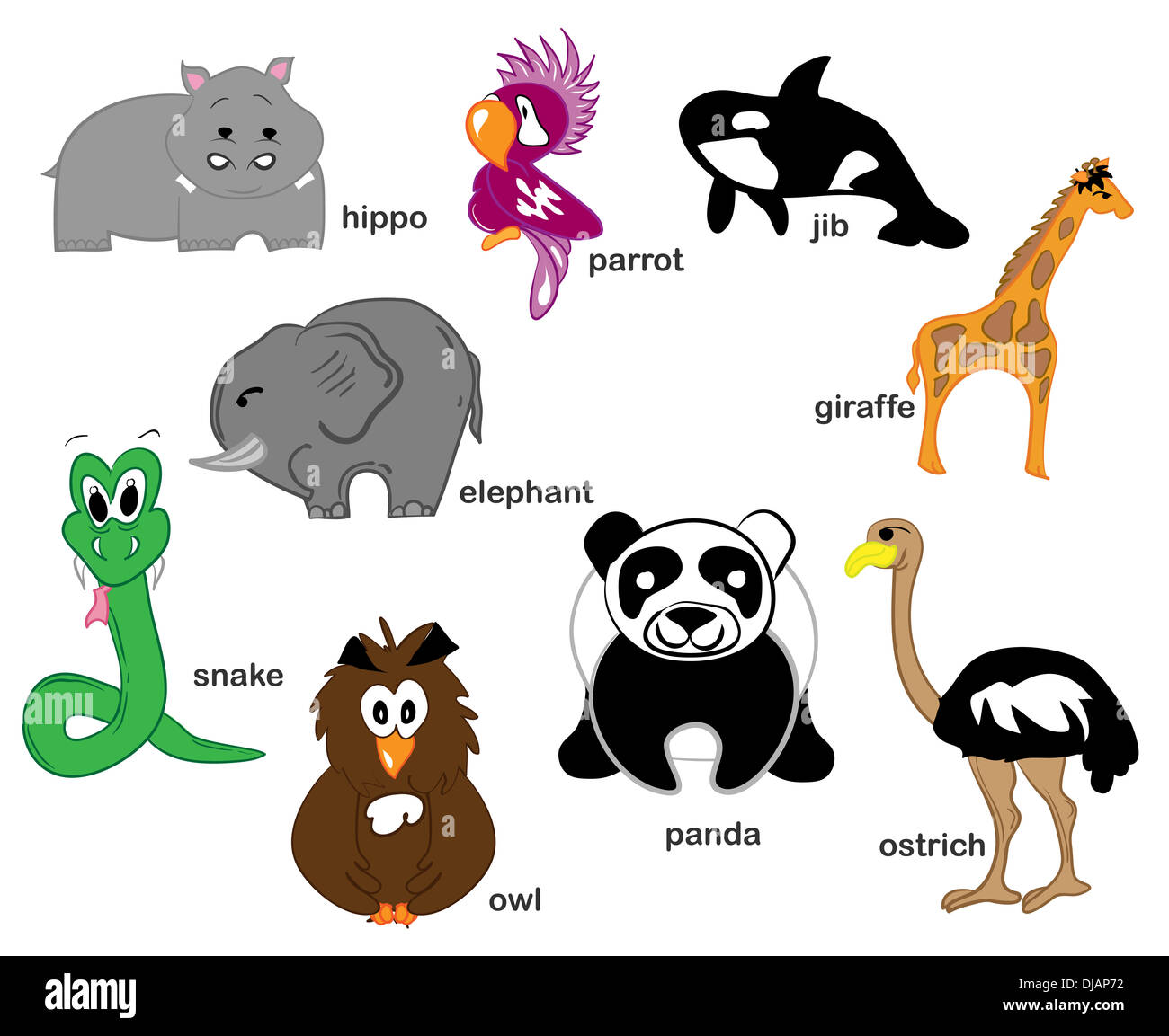 African native animals Cut Out Stock Images & Pictures - Alamy
