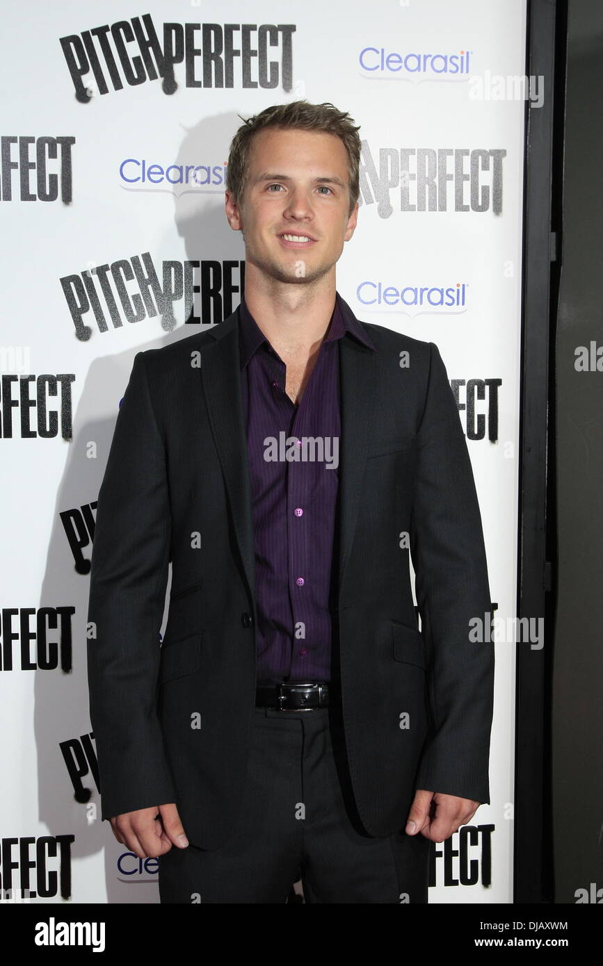 Freddie Stroma Los Angeles premiere of 'Pitch Perfect' at ArcLight Hollywood - Arrivals Los Angeles, California- 25.09.12 Featuring: Freddie Stroma Where: Los Angeles, California, United States When: 25 Sep 2012 Stock Photo