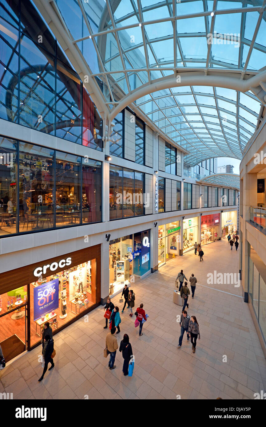 Inside trinity shopping centre leeds hires stock photography and
