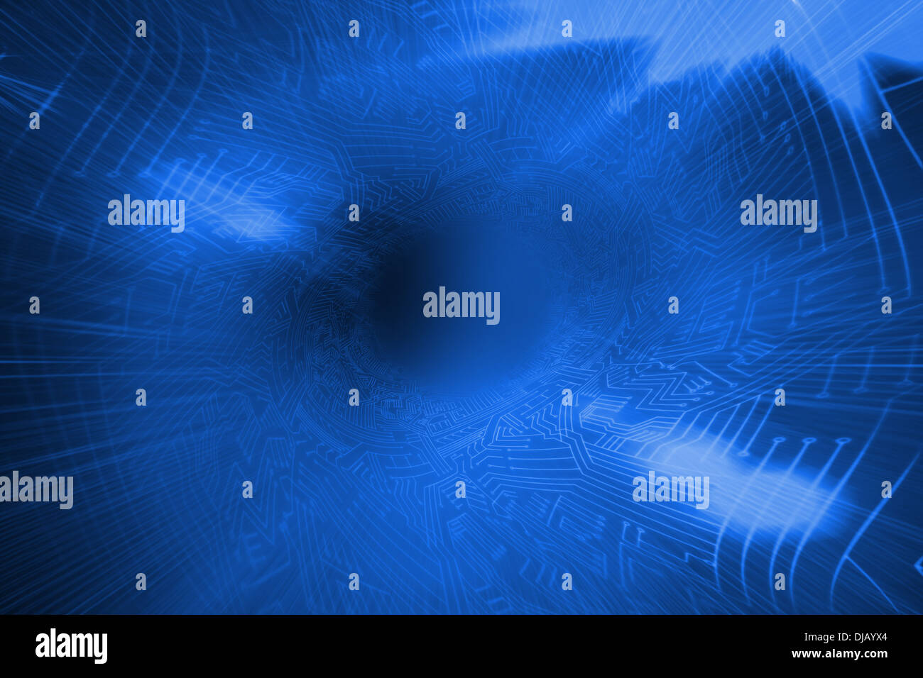 Digitally generated futuristic design Stock Photo