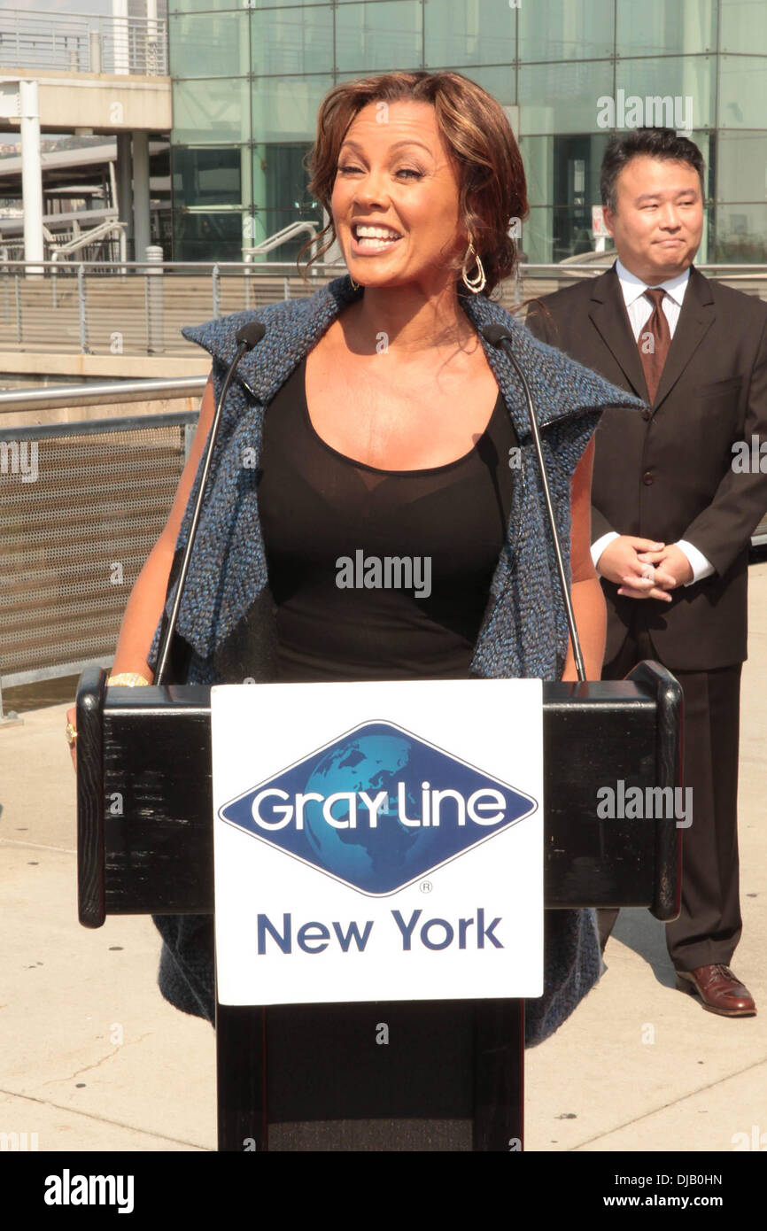 Vanessa Williams Gray Line New York Honours Vanessa Williams at Pier 78 New York City, USA - 27.09.12 Stock Photo