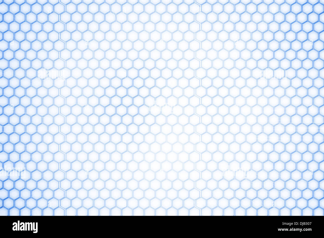 Digitally generated background with white hexagons Stock Photo - Alamy