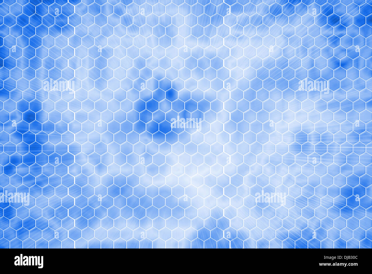 Background with white hexagons Stock Photo - Alamy