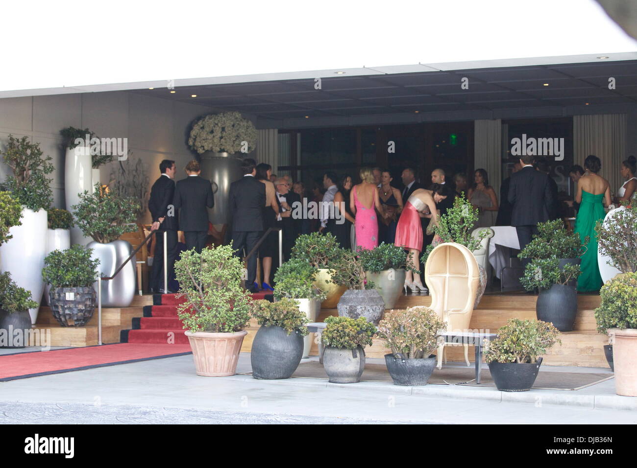 Atmosphere Guests register for Nick Candy and Holly Valance's wedding