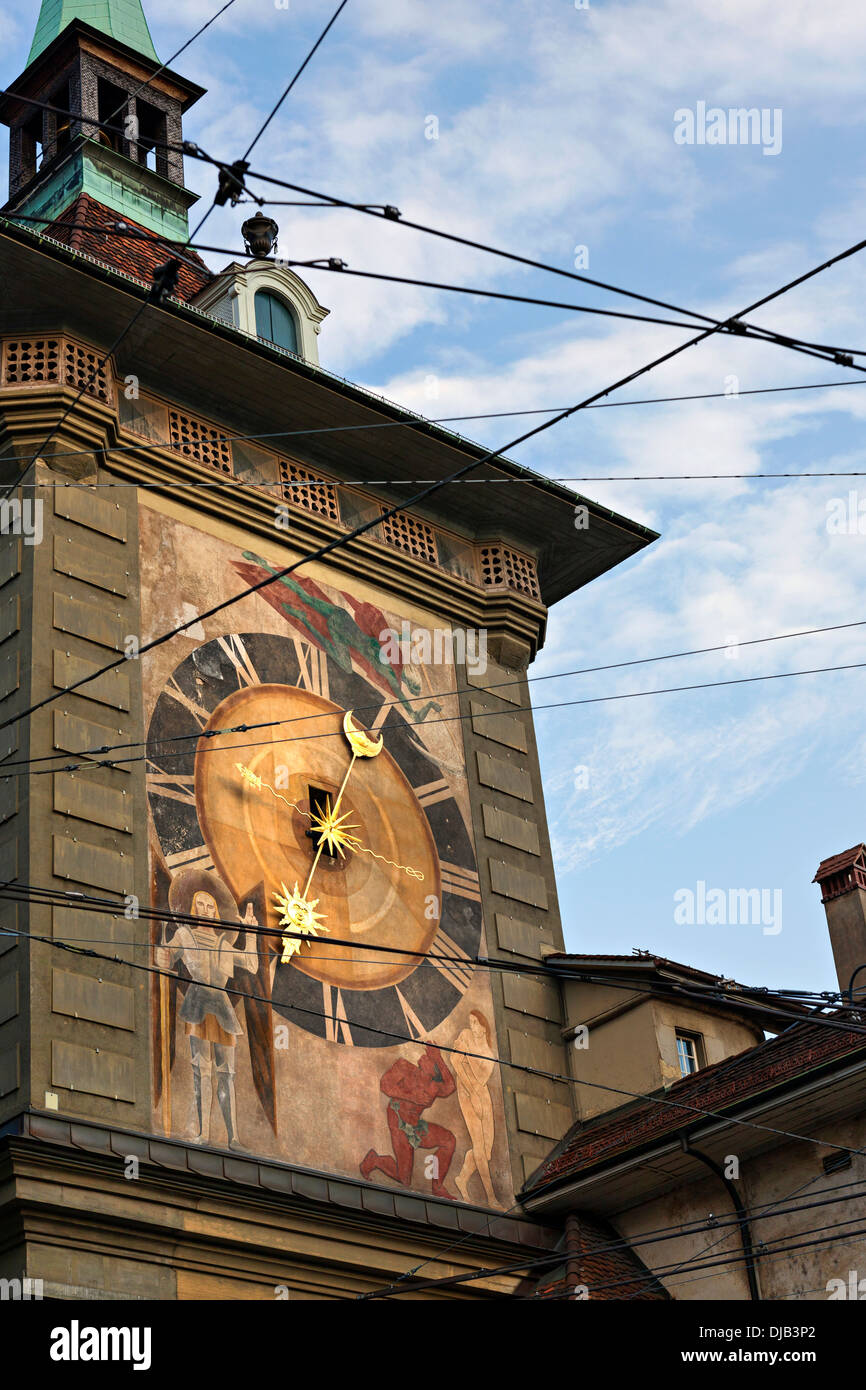 Zytglogge Clock Tower, Bern Switzerland Stock Photo