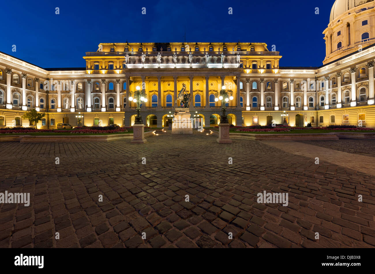 Hungarian National Gallery on Castle Hill, Budapest, Hungary Stock Photo