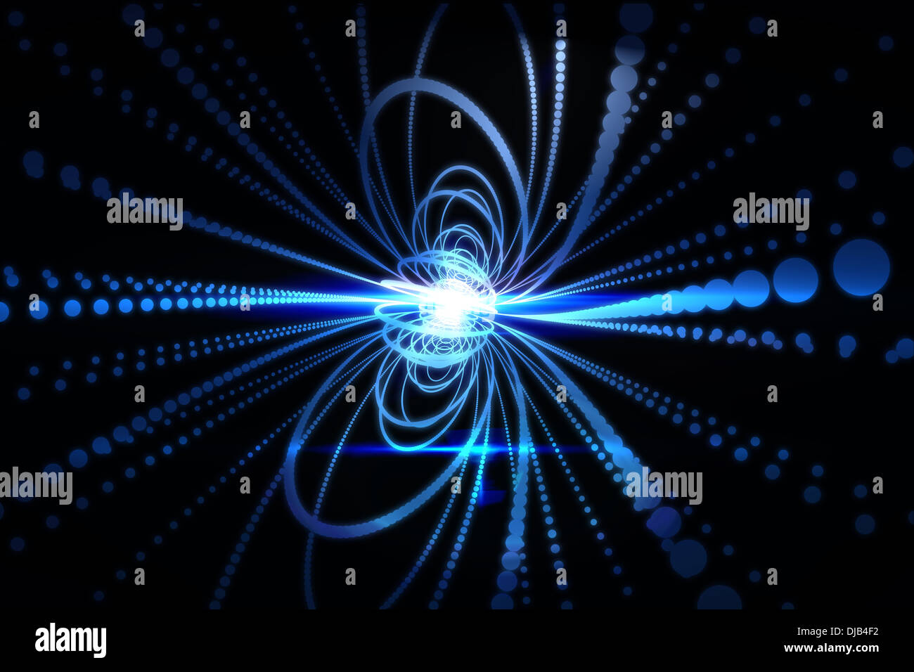 Futuristic blue shiny background Stock Photo - Alamy