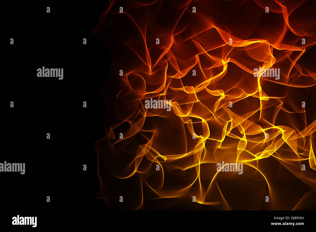 Abstract orange glowing black background Stock Photo - Alamy