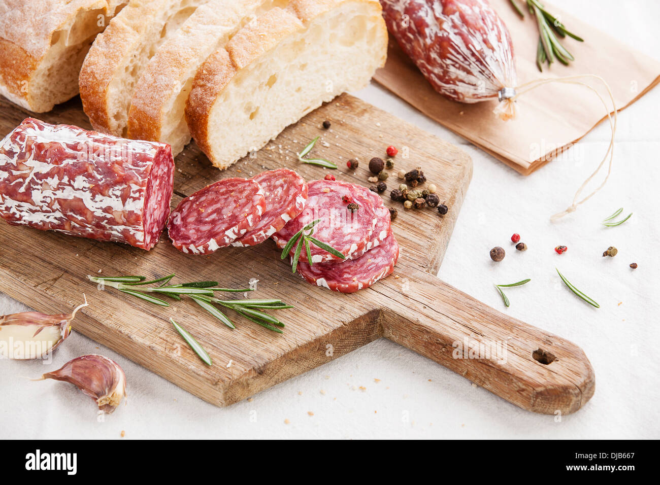 Salami bread hires stock photography and images Alamy