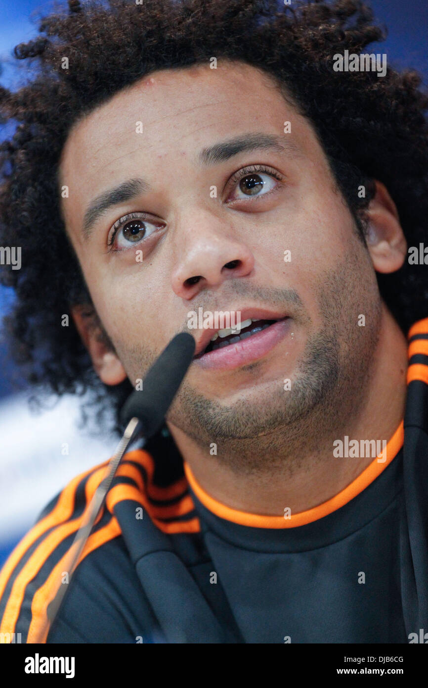 Madrid, Madrid, Spain. 26th Nov, 2013. Real Madrid left back Marcelo ...