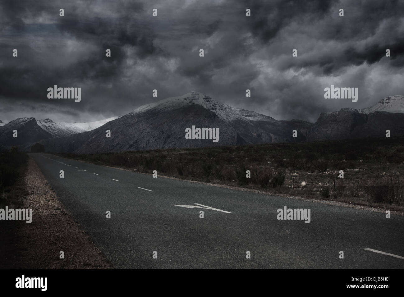 Landscape stormy sky hi-res stock photography and images - Alamy