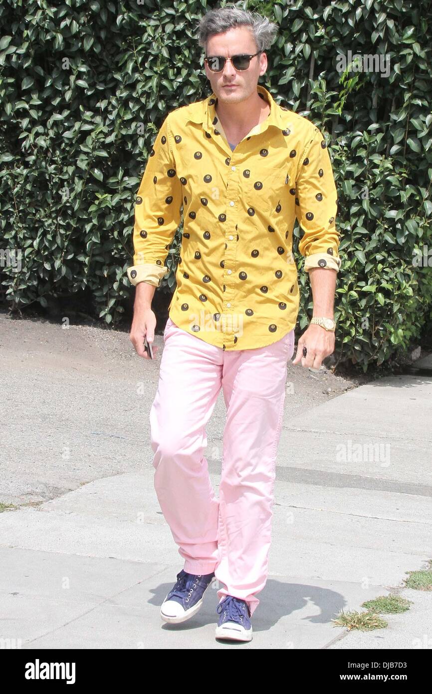 Balthazar Getty is seen heading to the Kings Road Cafe in West