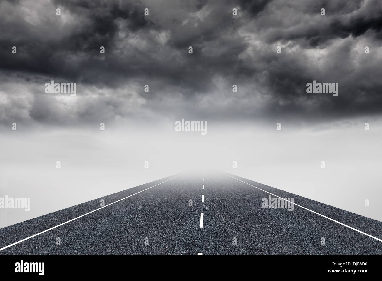 Stormy street hi-res stock photography and images - Alamy