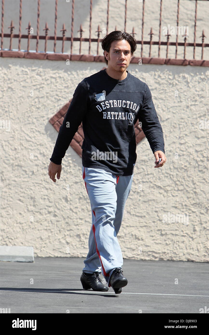 Apolo Ohno Celebrities seen outside the rehearsal space for ‘Dancing