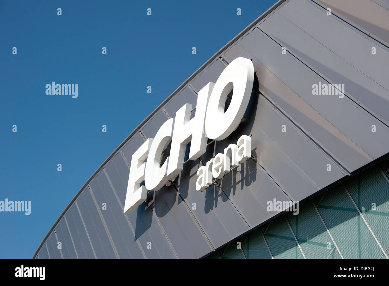 Liverpool Echo Arena Concert Entertainment Venue Stock Photo